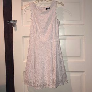 City Vibe A-Line Lace Dress